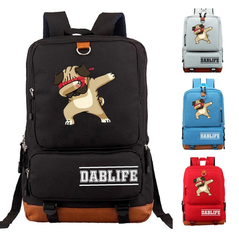 Cool Dabbing Dog Dablife Backpack (17