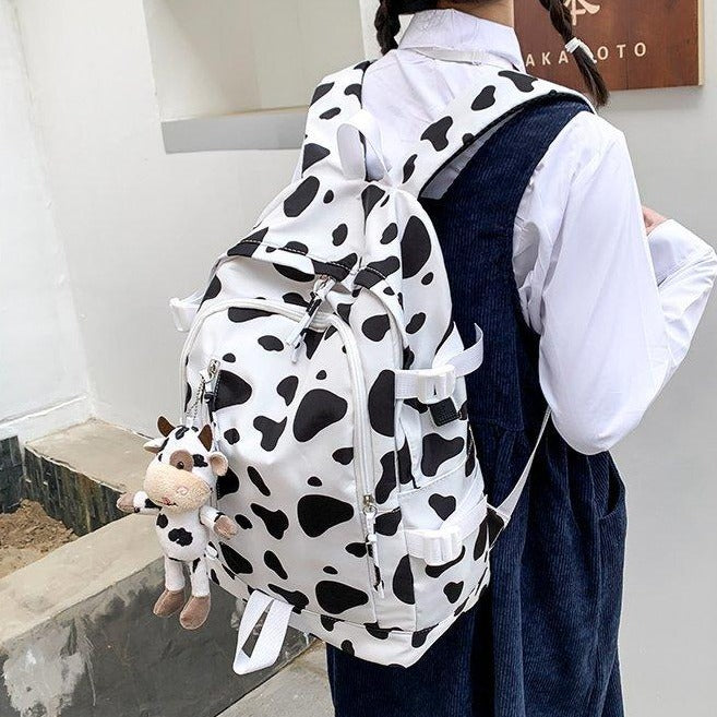 Cow on sale print backpack